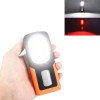 TORCIA PORTATILE MAGNETICA DA LAVORO LED COB RICARICABILE CON IMPUGNATURA MOBILE